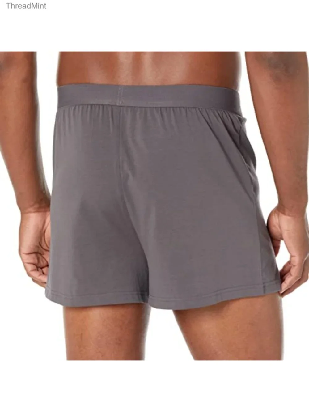 Men's Cotton Jersey Boxer Shorts Breathable Relaxed Fit 5 Pack